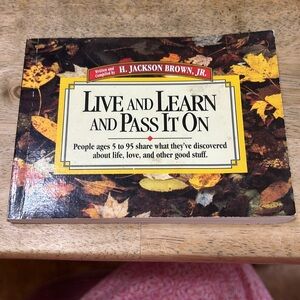 Live and learn and pass it on book.  Good used condition.